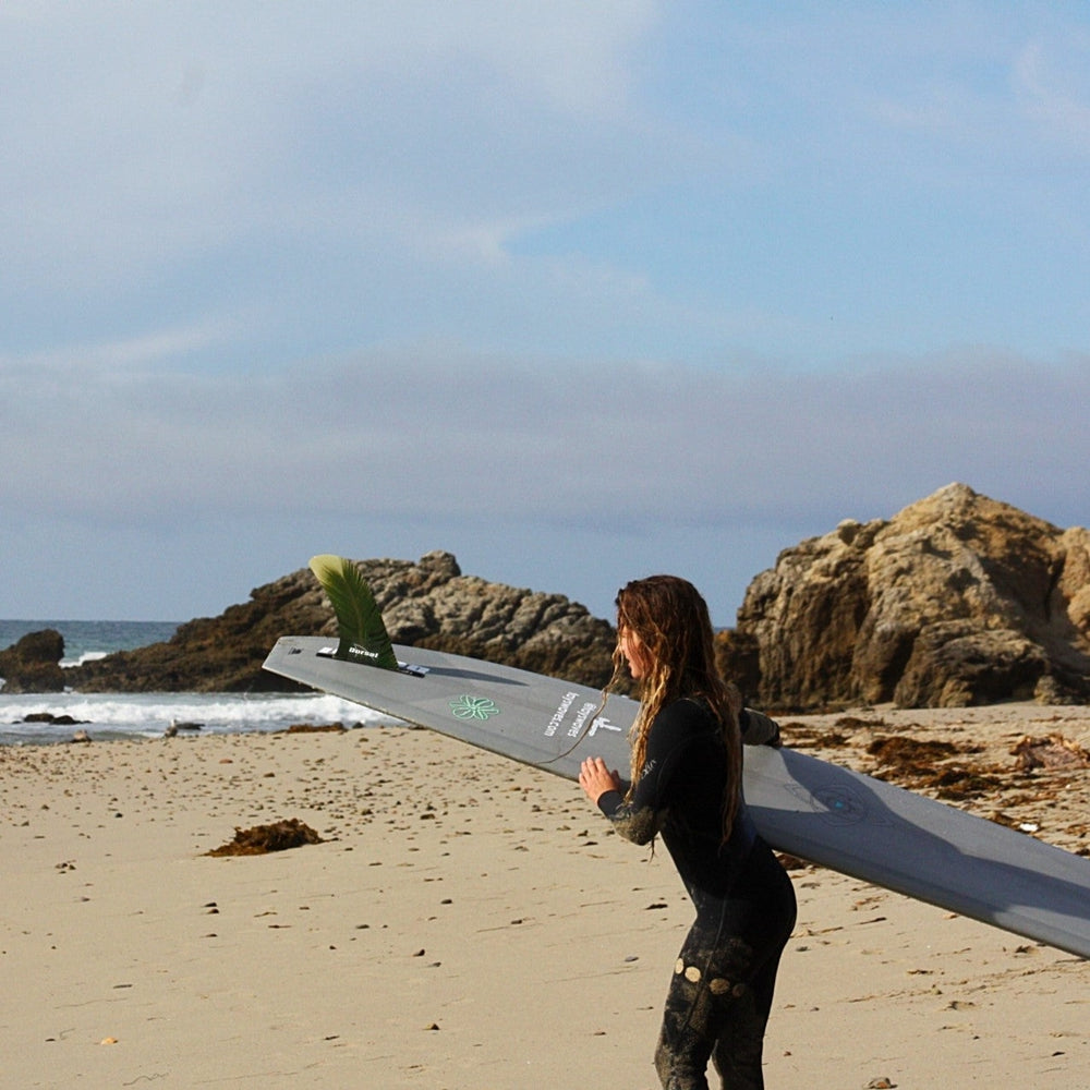 Modified Hatchet Pivot Fiberglass Longboard Surfboard SUP Surf Fin