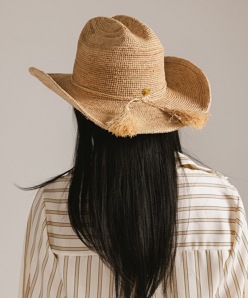 Ames Packable Straw Cowboy Hat
