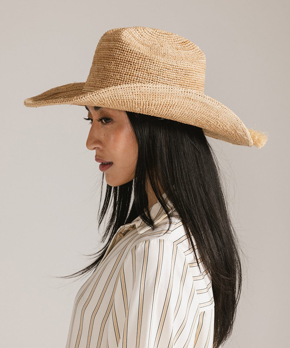 Ames Packable Straw Cowboy Hat