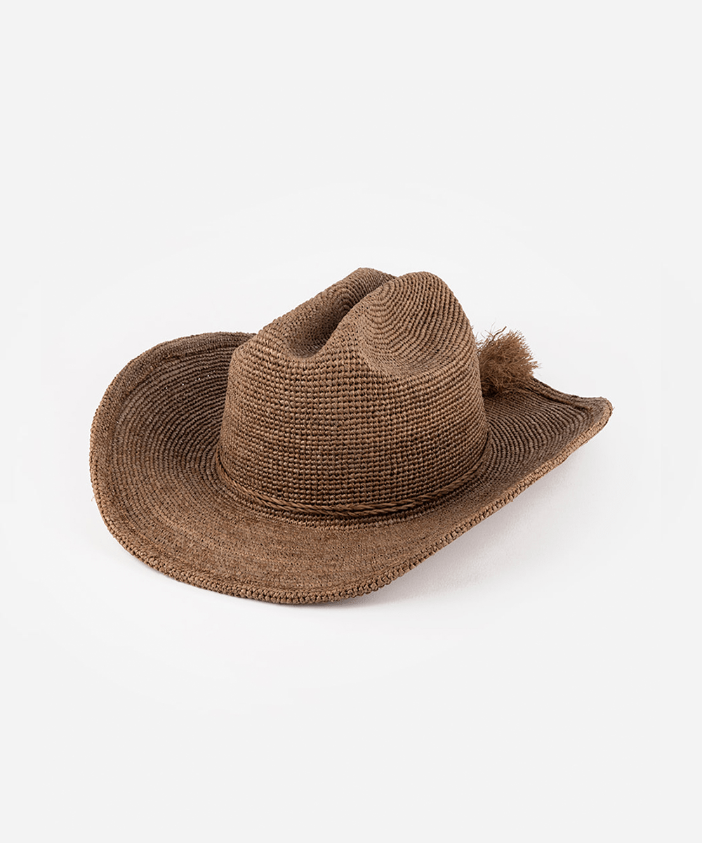 Ames Packable Straw Cowboy Hat